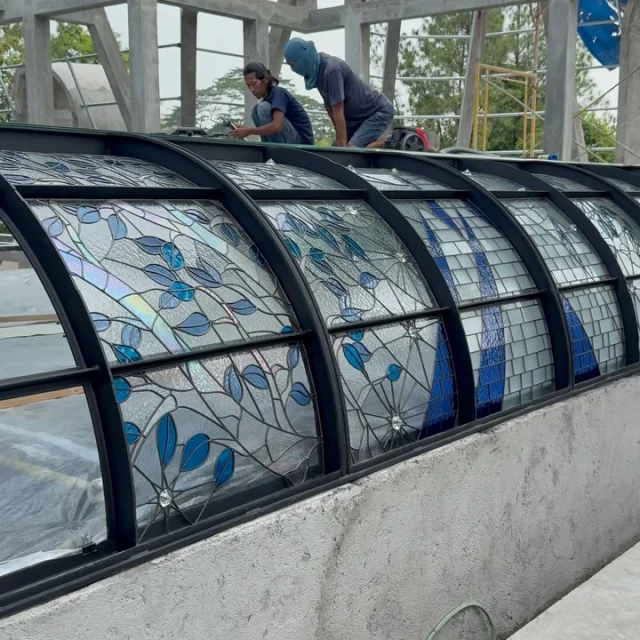 Part 12: Piece by Piece, a 10-Meter Stained Glass Dome Comes to Life..